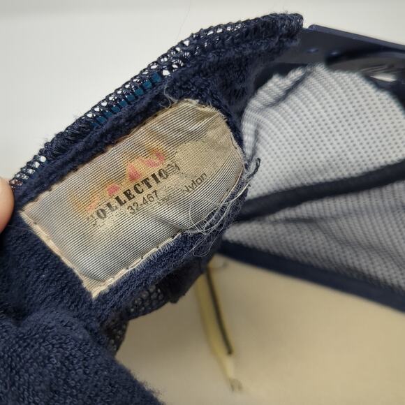 Mtn High Industries Snapback Rope Trucker Hat Blue One Size Mesh Back - Picture 9 of 9